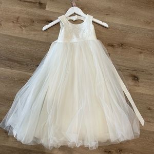 David’s Bridal Flower girl dress